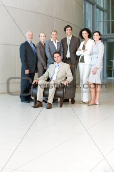 Team of business people