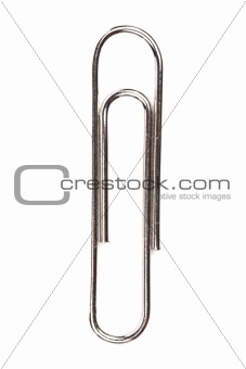 Fasterner  (paper clip) isolated