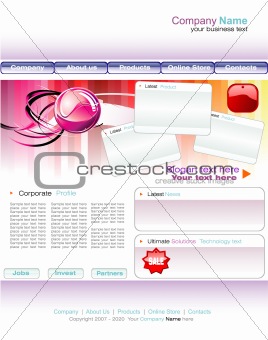 Business web site template