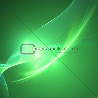 Abstract background. White - green palette.