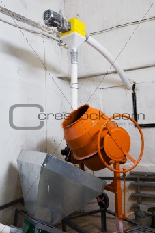 modern concrete mixer