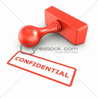 Confidential stamp
