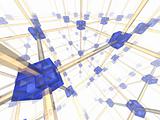 3d network illustration