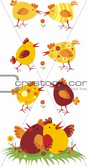 easter chickens