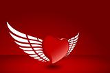 Heart with wing