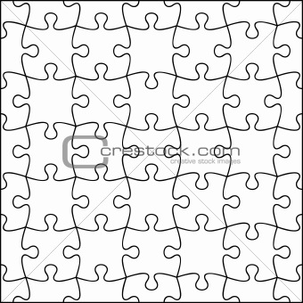 Jigsaw background, fully editable, all pieces are individual.