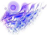 lilac-blue fractal 