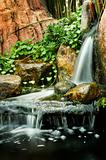 Garden waterfalls.