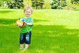 Boy with a ball