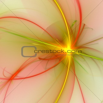 Abstract background. Yellow - red palette.