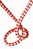 Red and white Rope