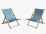 two chaise longues