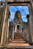 entrance of bayon temple - Cambodia (HDR)