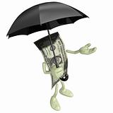 Money With Umbrella