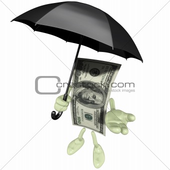 Money With Umbrella