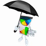 Business Report With Umbrella