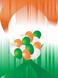 nice background with balloon, freedom celebration vector for indian