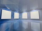 Virtual gallery - blue