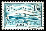 vintage french stamp