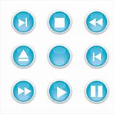 set of 9 audio buttons