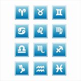 set of 12 zodiac symbols