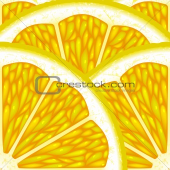 Pieces of lemon.