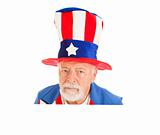 Uncle Sam Head - Unhappy