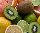 MIscellaneous fruits close-up
