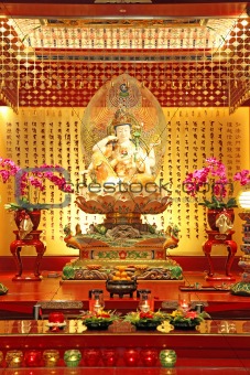 Buddha in a Chinese Temple