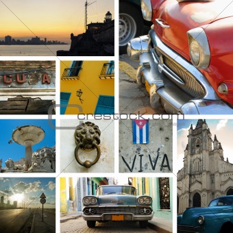 Cuba collage