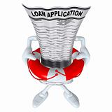 Loan Application In Life Preserver