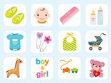 Baby icon collection