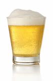 Cold beer glass