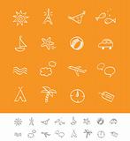 Summer and travel iconset