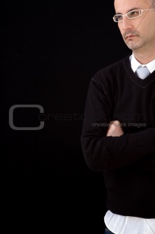 Businessman with folded arms