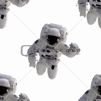 Seamless Background Astronaut