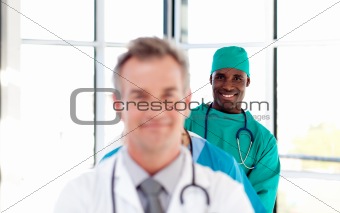 Group of doctors in the hospital