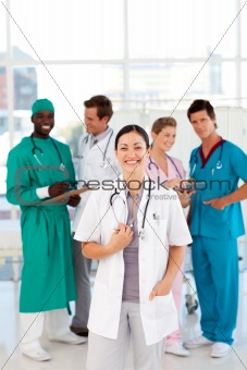 Group of doctors in the hospital