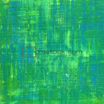green blue grunge painted and scratched abstract texture