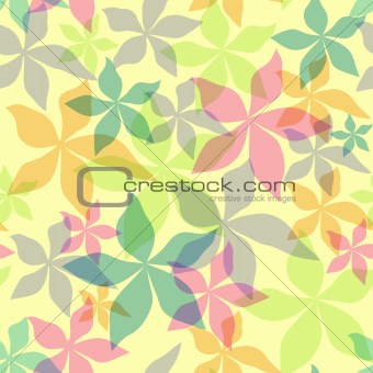 Abstract seamless floral background  
