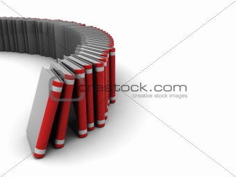 books stack background