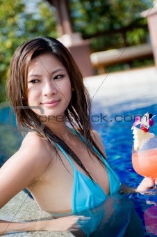 Woman With Cocktail