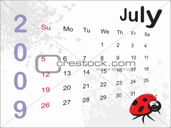 abstract calender illustration