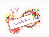 abstract funky vector background for text12