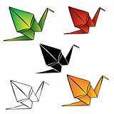 paper origami bird