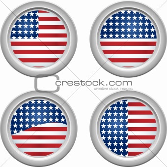 USA Buttons 