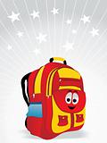 school bag for kid vector illustration