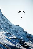 Paraglider over Mountain