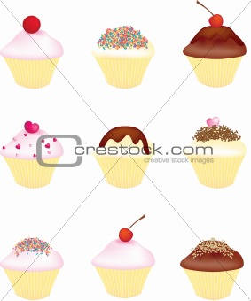 cupcakes and fairy cakes