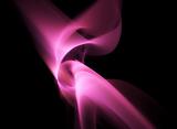 Trendy abstract design with pink light waves